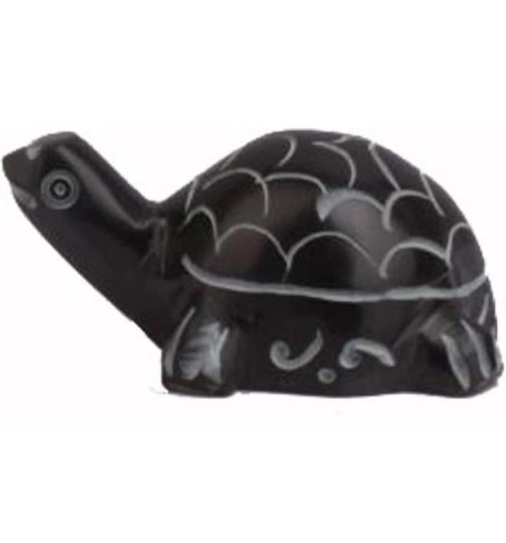 Krushnesh Creations Black Marble Tortoise I Size - 2