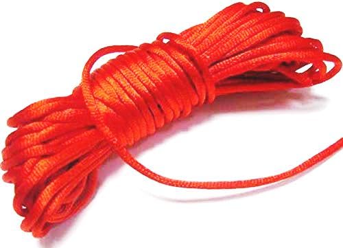 Krushnesh Creations Religious Red(10 Meter) Thread Lal Dhaga Nazar Dhaga Silk Thread