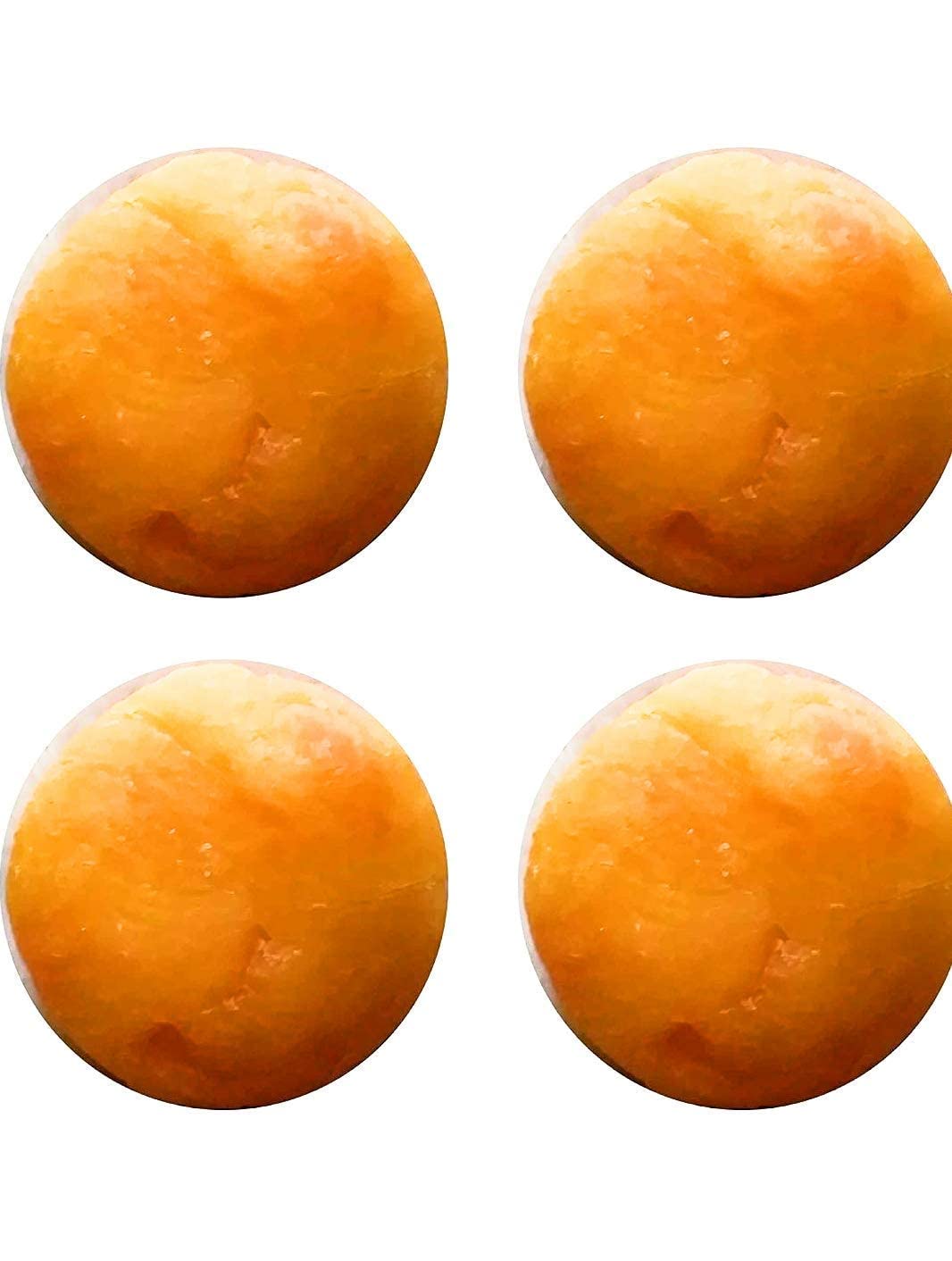 Krushnesh Creations (Pack of 4) Wax for Janamashtmi Shringar of Idols/Murti/Laddu Gopal,Yellow Color, Round Shape