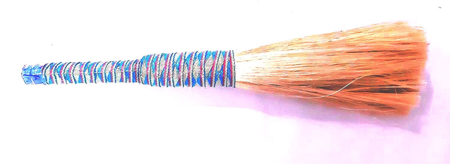 Krushnesh Creations Deities Jhadu Fatakni Broom,29.5 cm