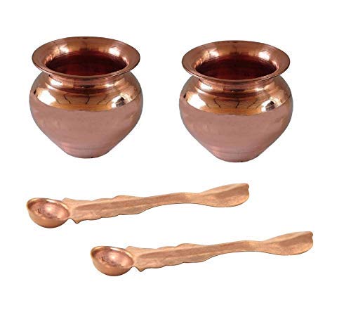 Krushnesh Creations Pack of 2 Lota Aachamani