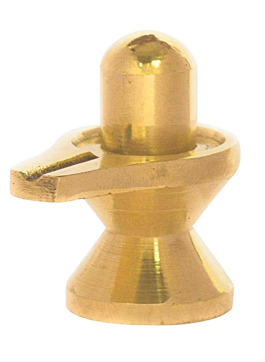 Krushnesh Creations Brass Shivling Idol/Jaladhari/Statue for Home Temple