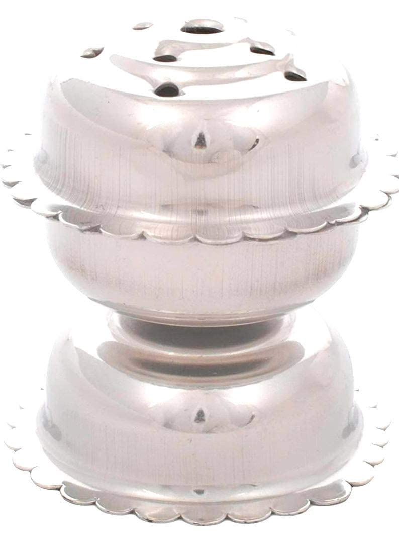 Krushnesh Creations Steel Agarbatti Stand,Silver Color