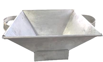 Krushnesh Creations Havan Kund with Base in Aluminum- Standard, 10 Inch,Aluminium