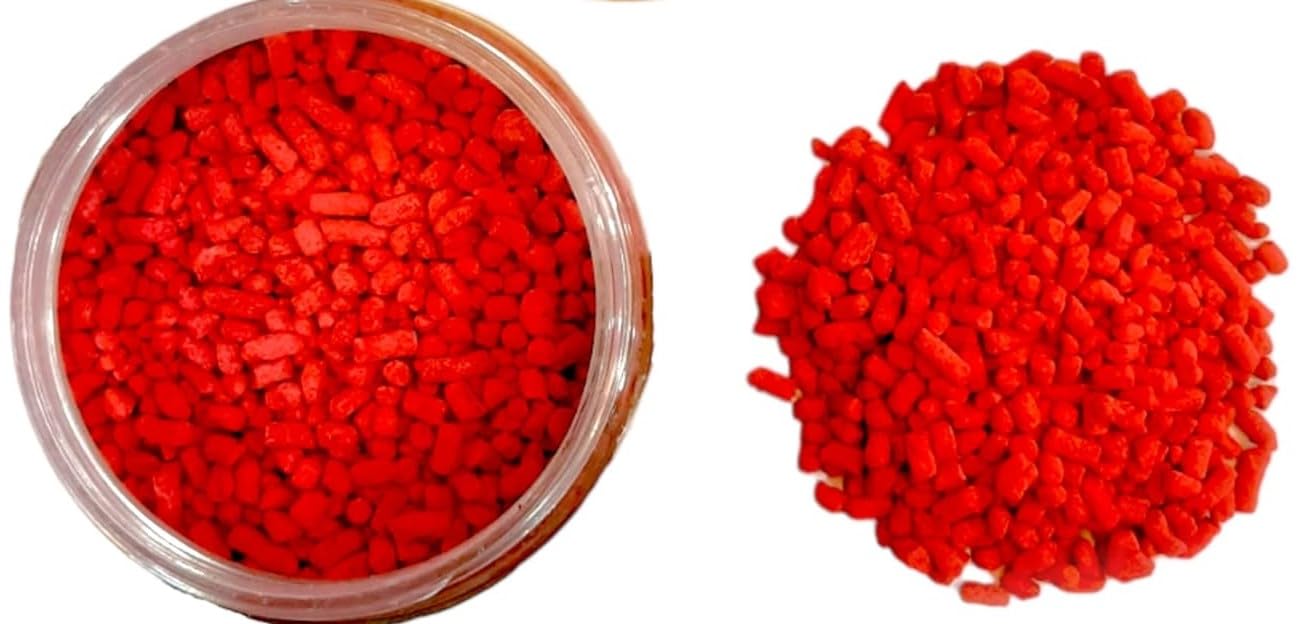Krushnesh Creations Lal Chandan danedar I Red Sandalwood granules for Shiv Pooja Shiv Tilak I Pack of 1 Box (20 Grams)