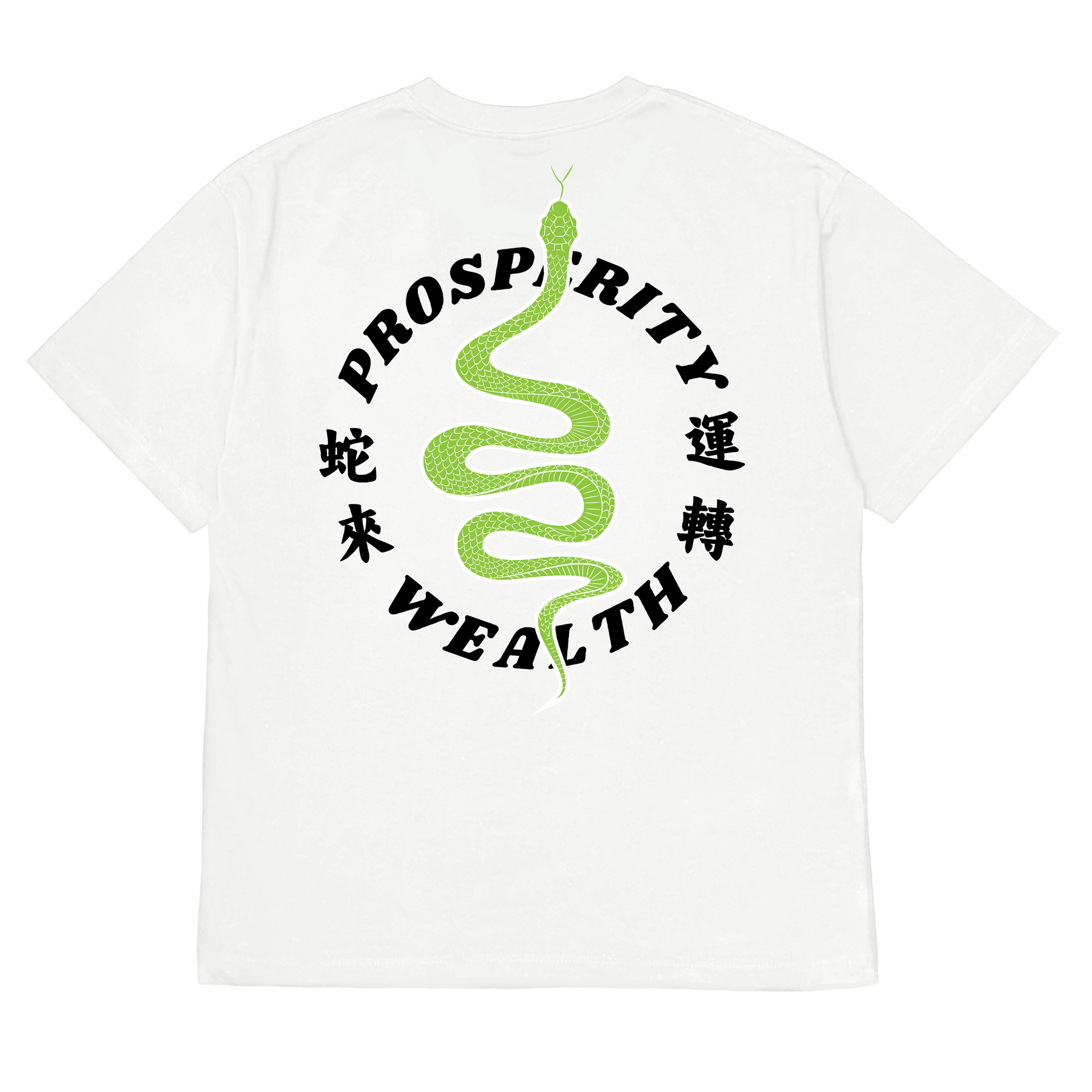 "Prosper Snake" - White Tee
