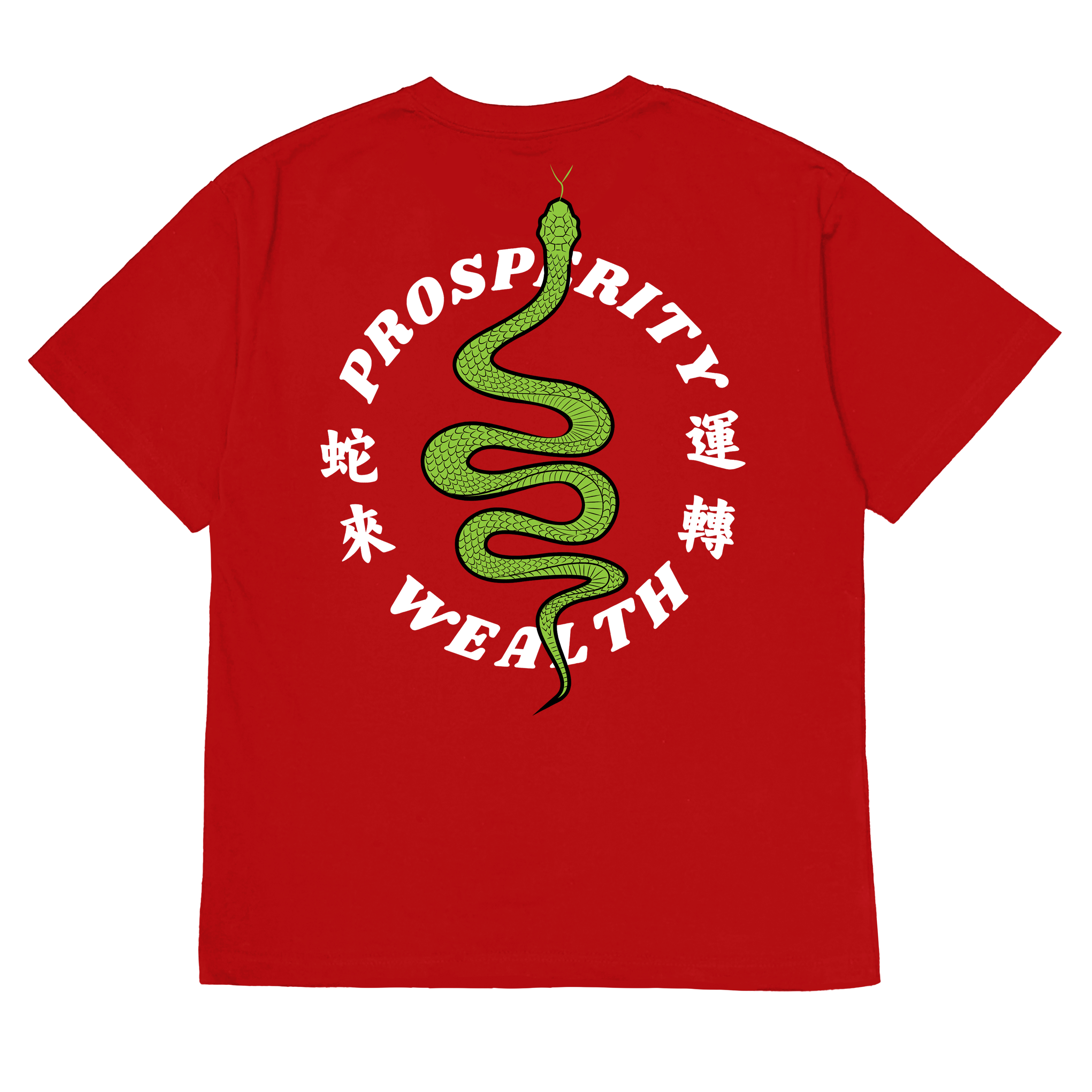 "Prosper Snake" - Red Tee
