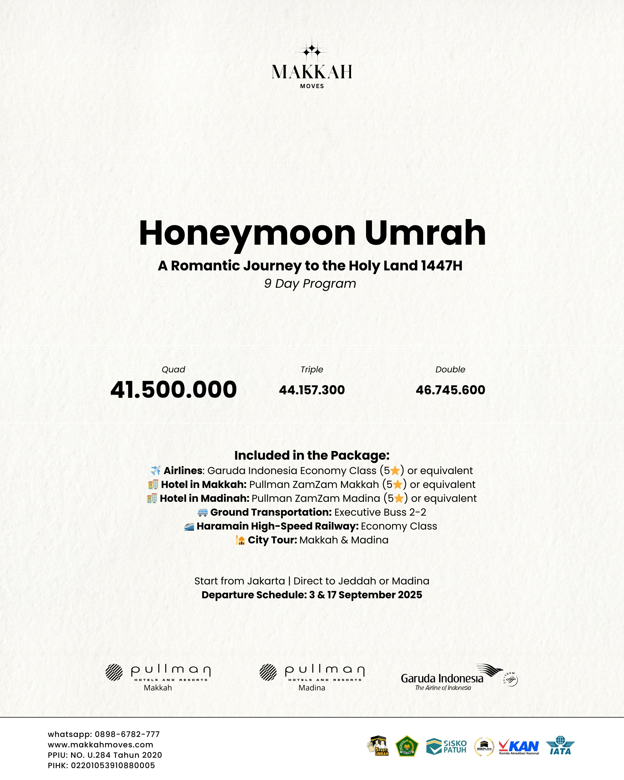Honeymoon Umrah - A Romantic Journey to the Holy Land 1447H 9D