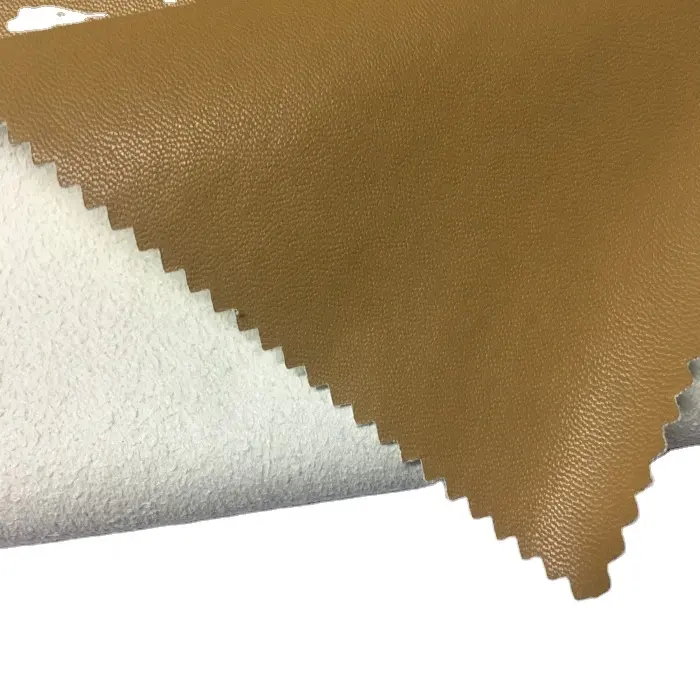 Brown Faux Leather Fabric