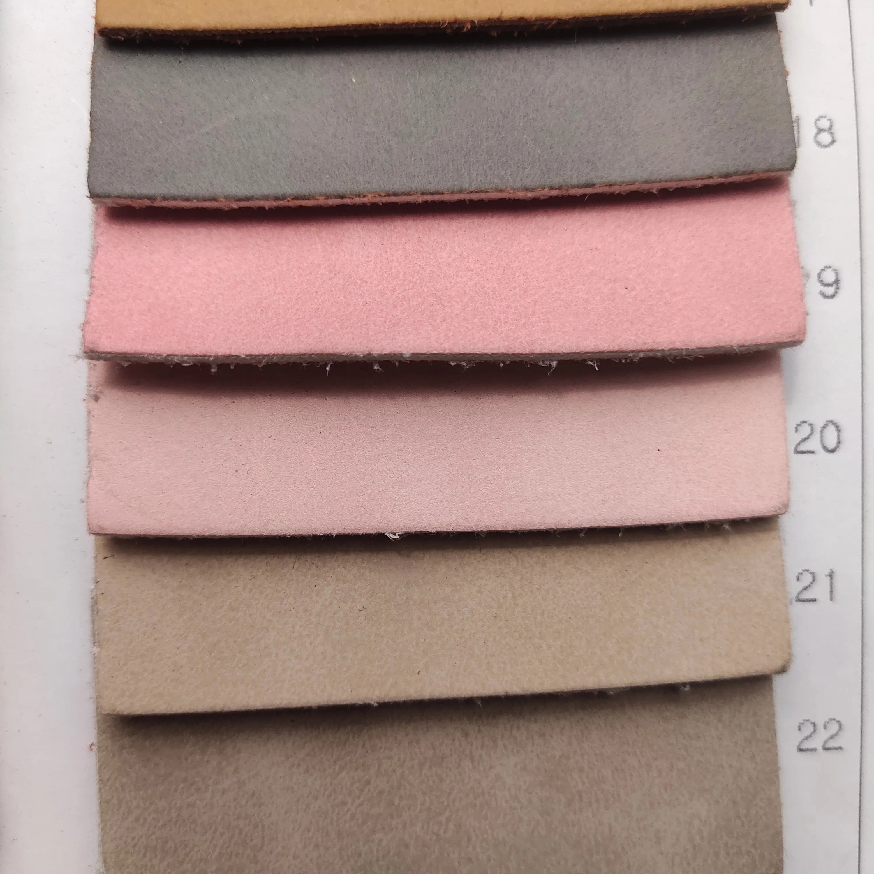 Assorted Color Suede Fabric