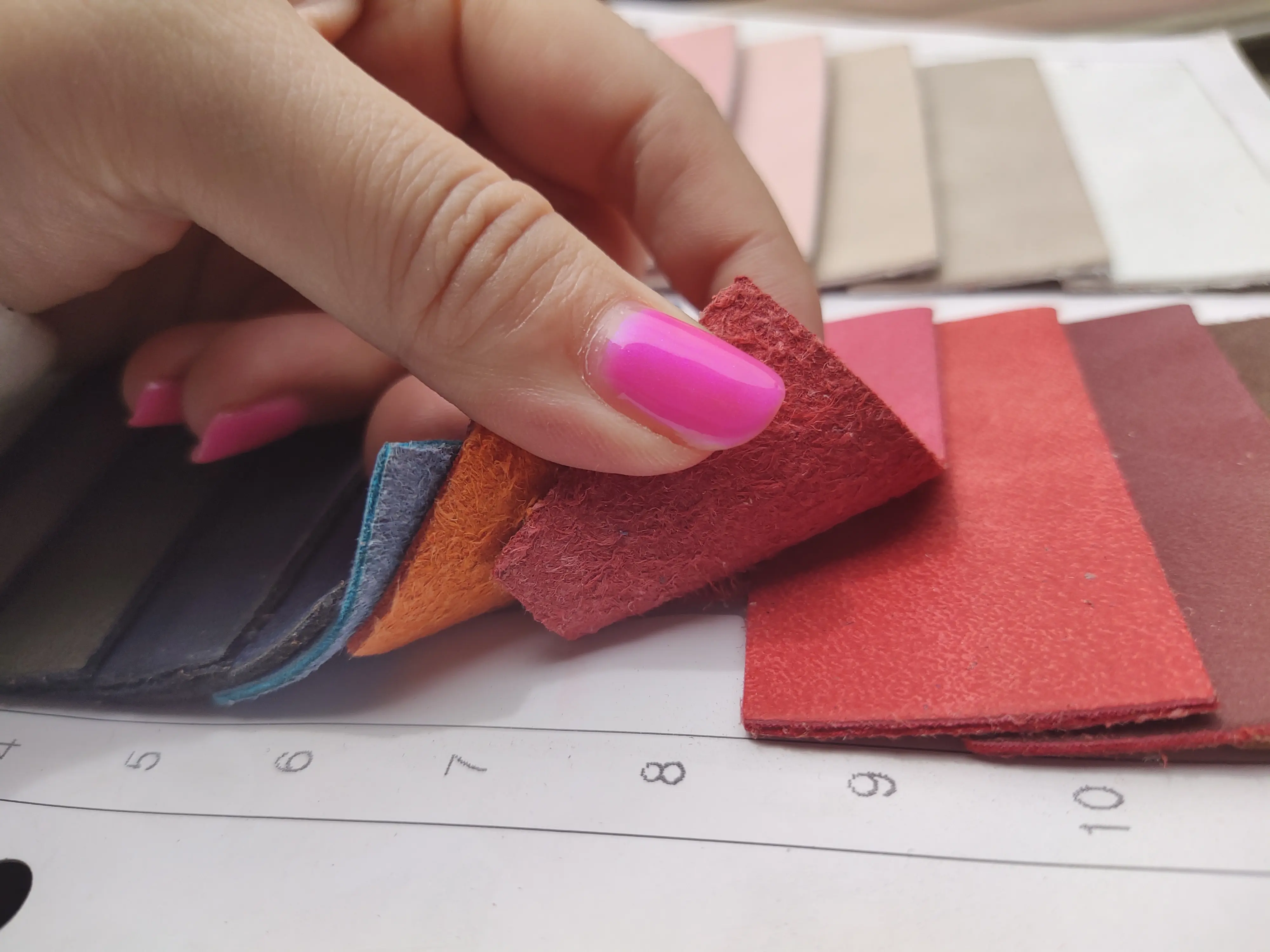 Assorted Color Suede Fabric