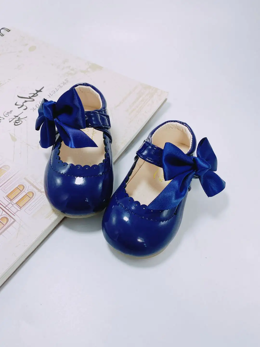 Baby Girl Blue Dress Shoes