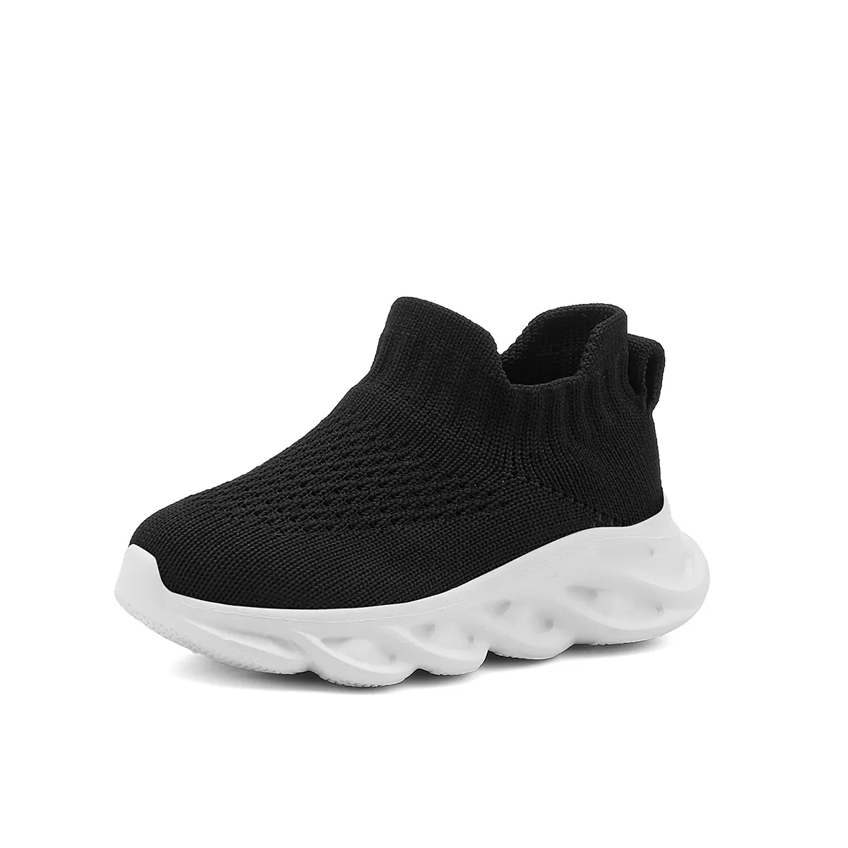 Black Knit Sneakers