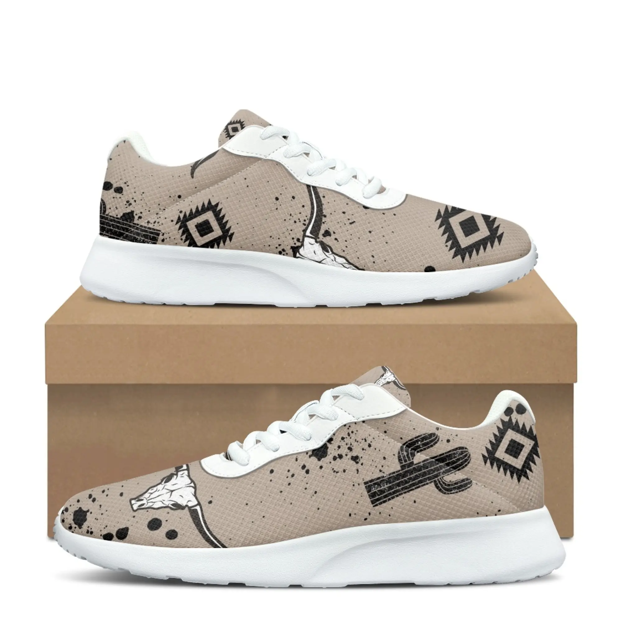 Stylish Beige Sneakers