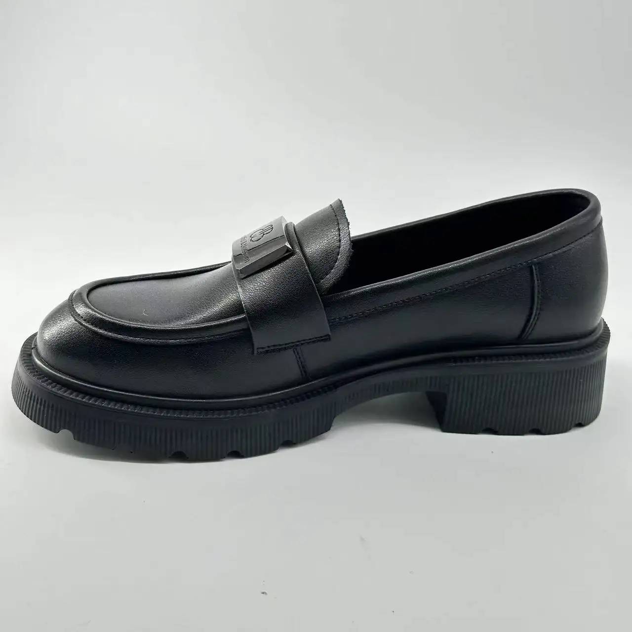 Black Leather Loafer