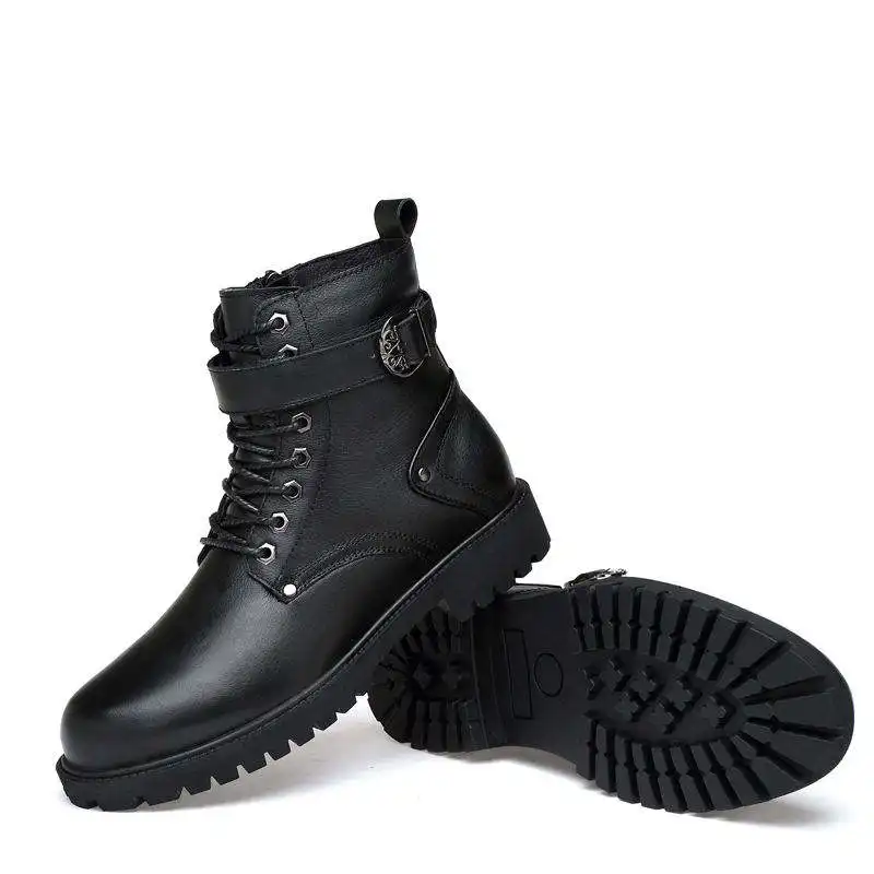 Men's Black Combat Boots