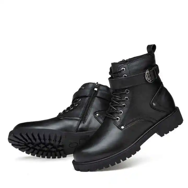 Men's Black Combat Boots