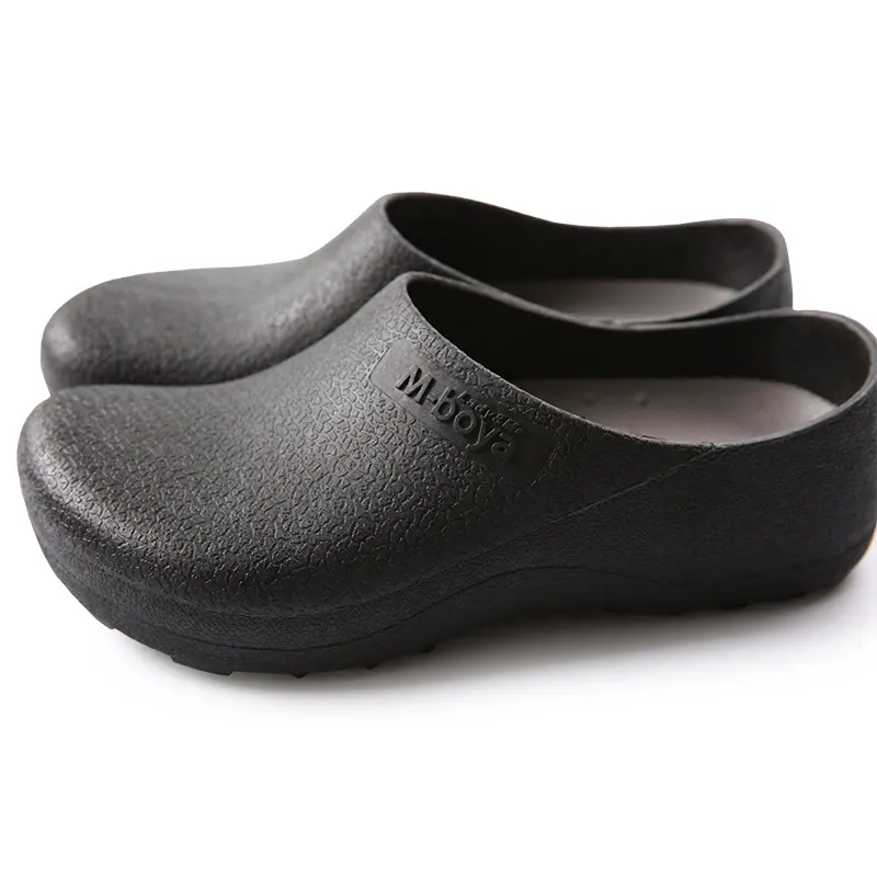 Black Slip-On Clogs