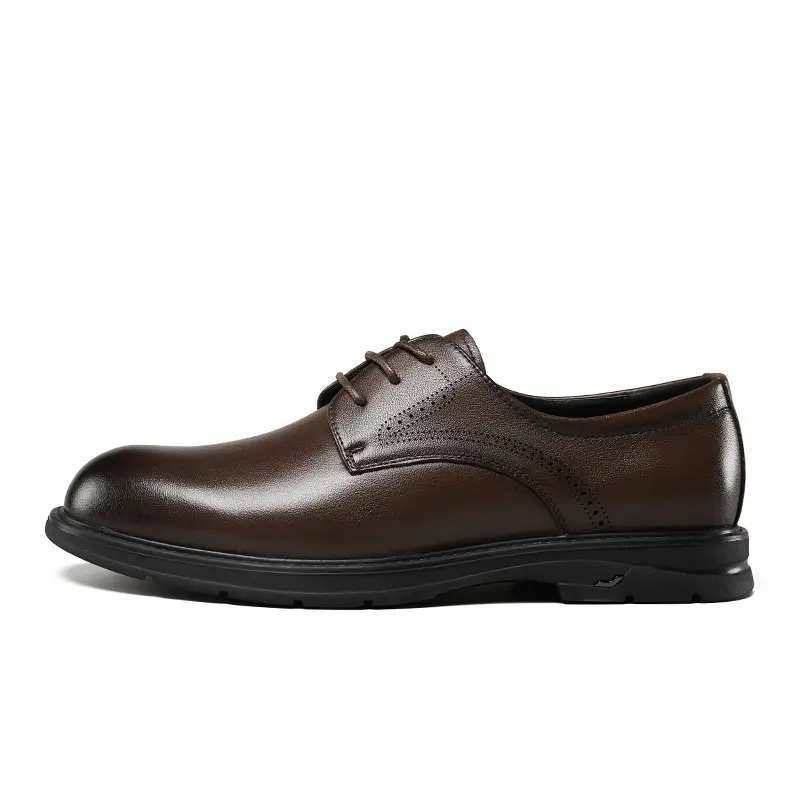 Men's Brown Leather Dress Shoes