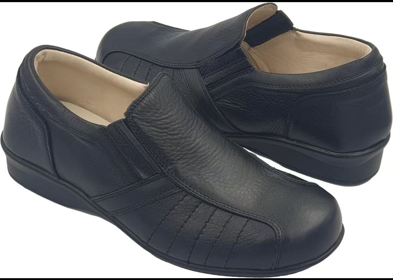 Men's Black Slip-On Shoes