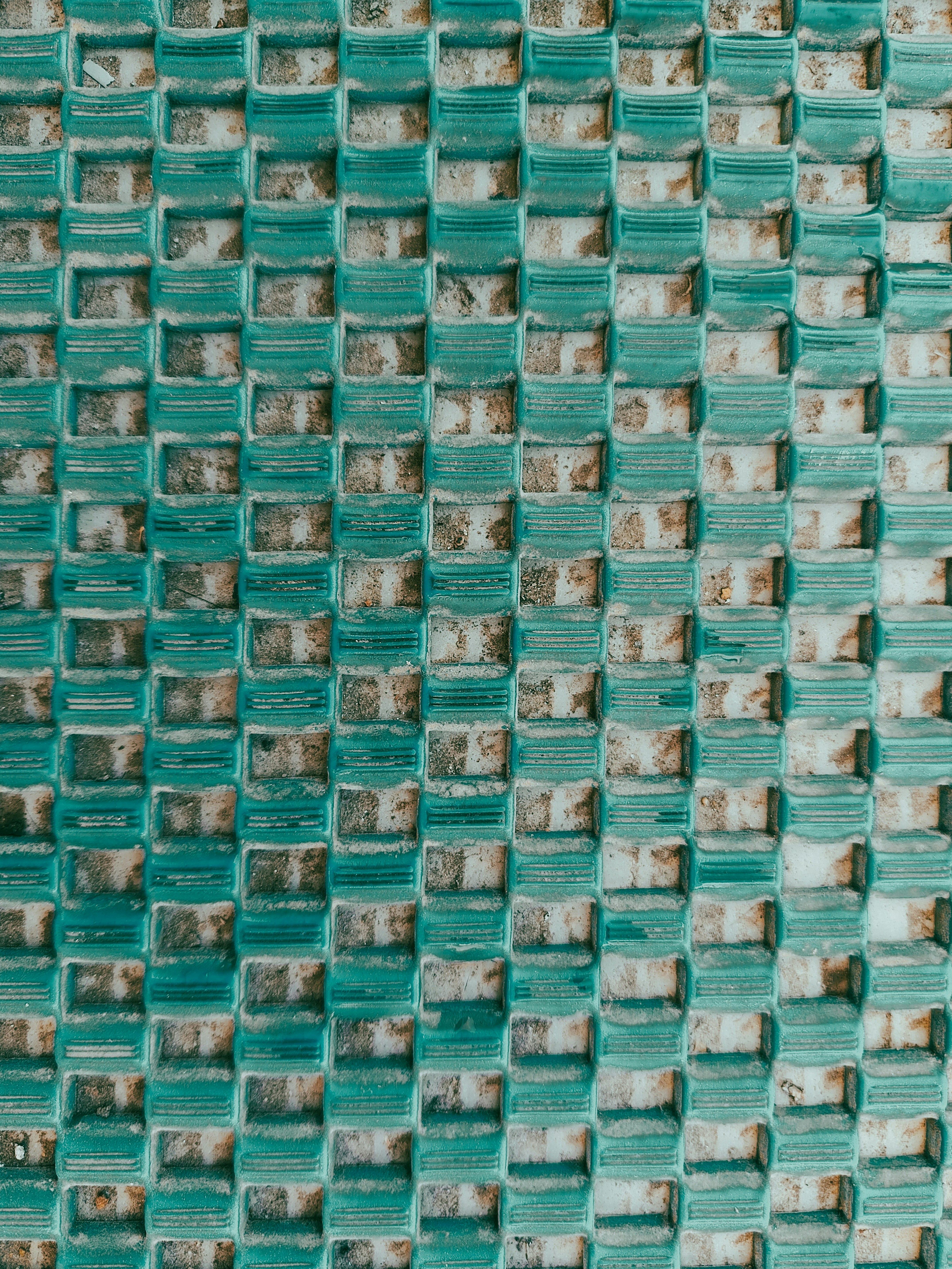 Green Tiled Surface