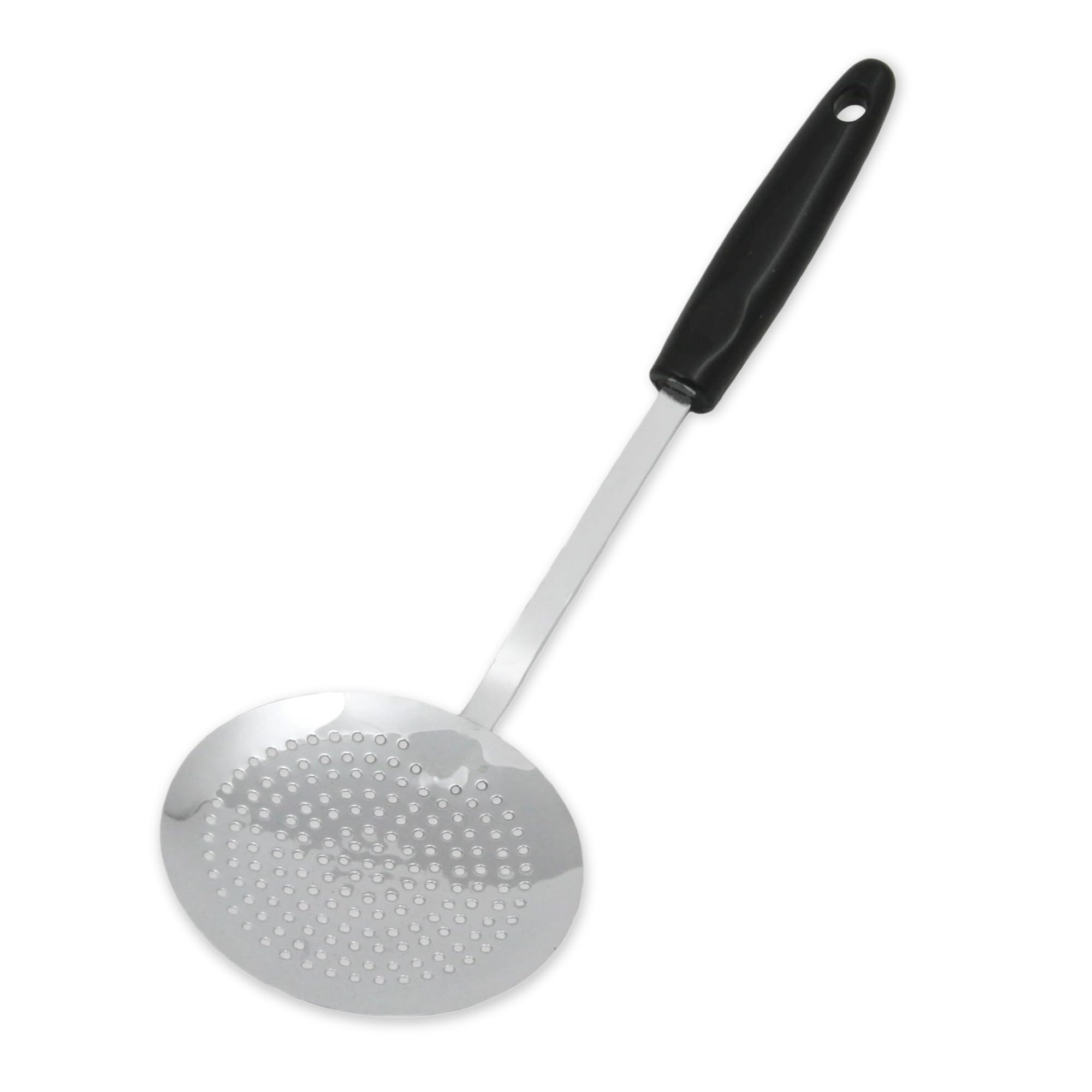 Chef Craft Select Sturdy Solid Skimmer, 13.25 inch, Stainless Steel/Black