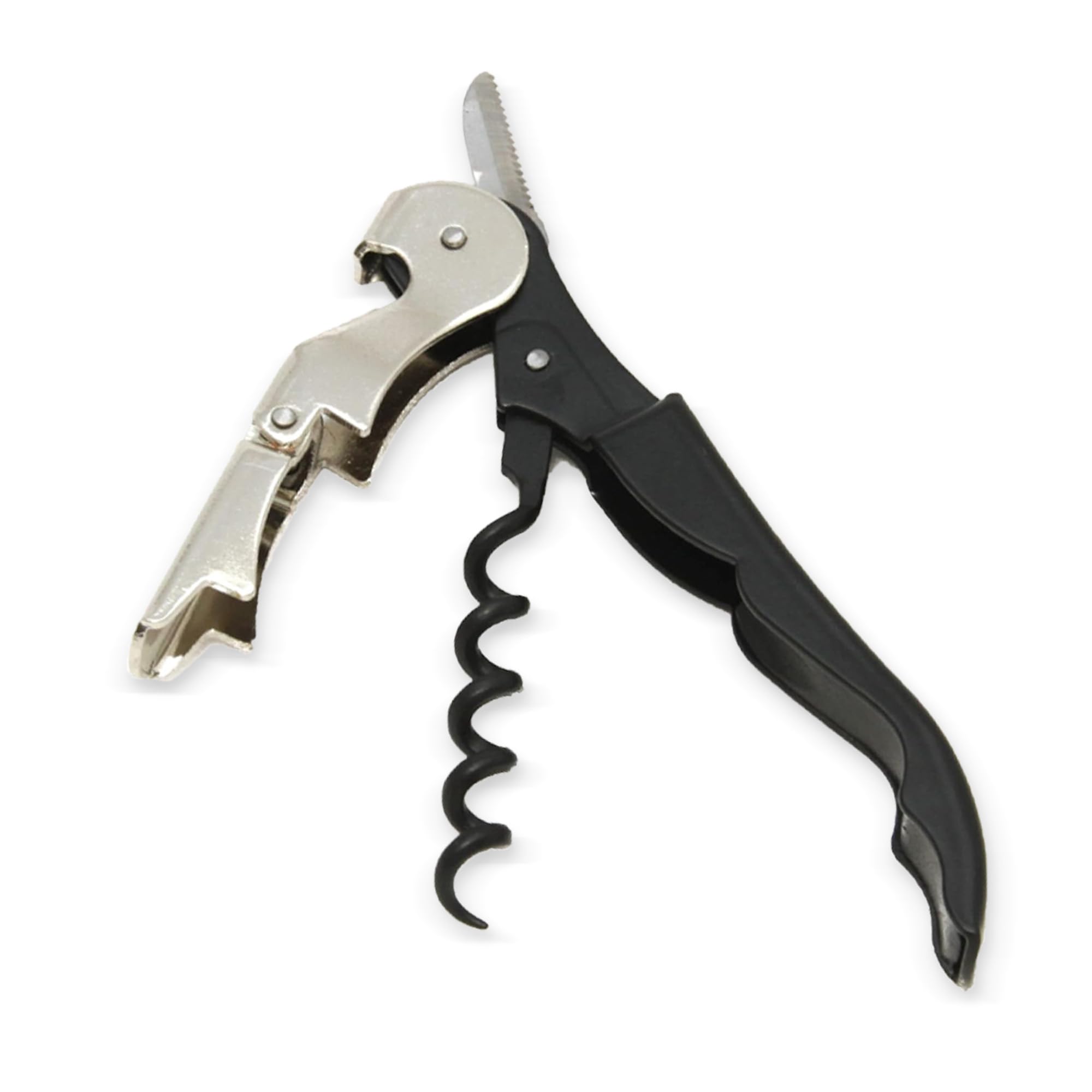 Chef Craft Select Waiters Corkscrew with Foil Cutter and Bottle Opener, 5 inches