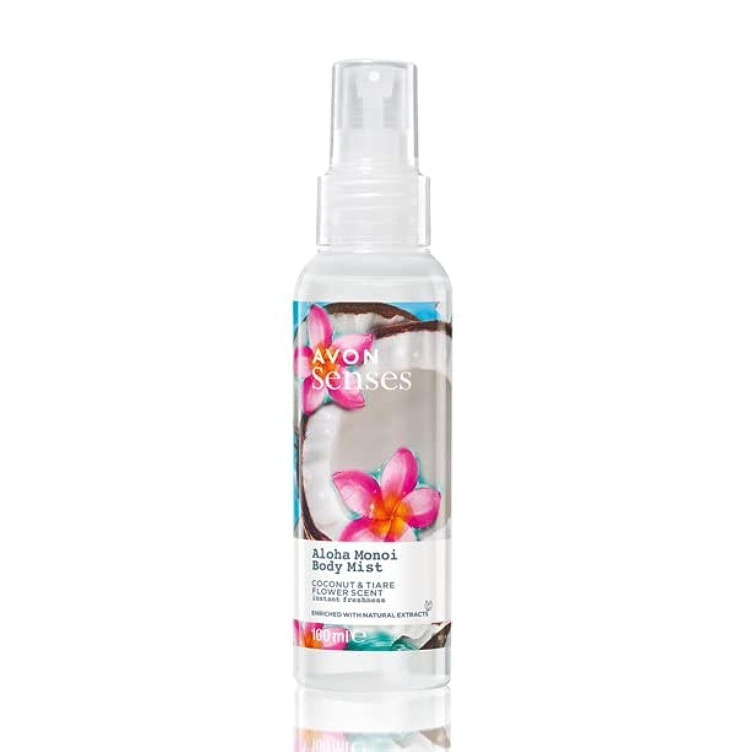 Avon Senses Body Mist 100ml (Aloha Monoi Coconut & Tiare Flower), 100 ml (Pack of 1)