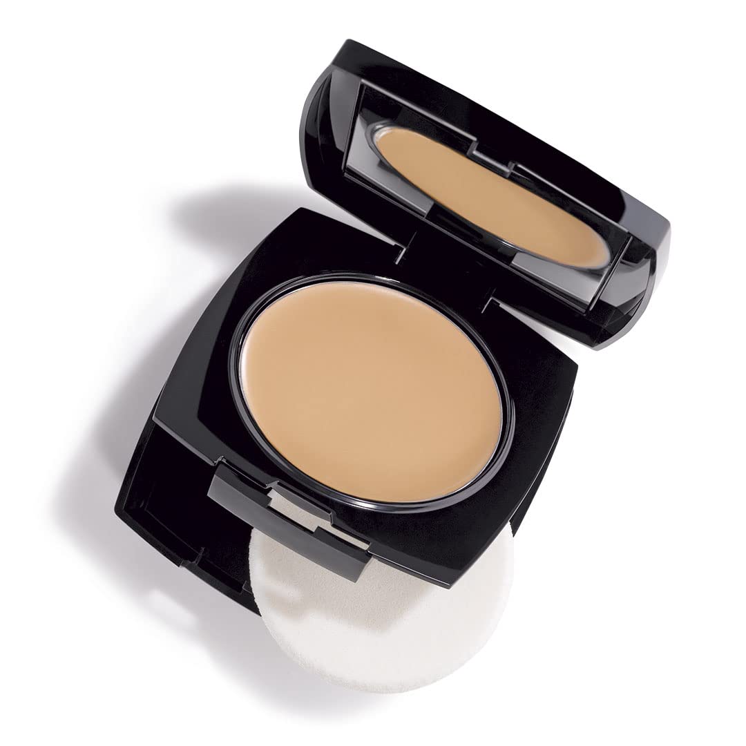 Avon True Flawless Cream To Powder Compact 3-in-1 Concealer, Foundation Powder Nude 