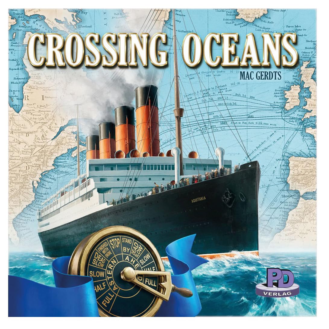 Rio Grande Games Crossing Oceans -for Ages 14+, 2-4 Players, 45-90 Mn