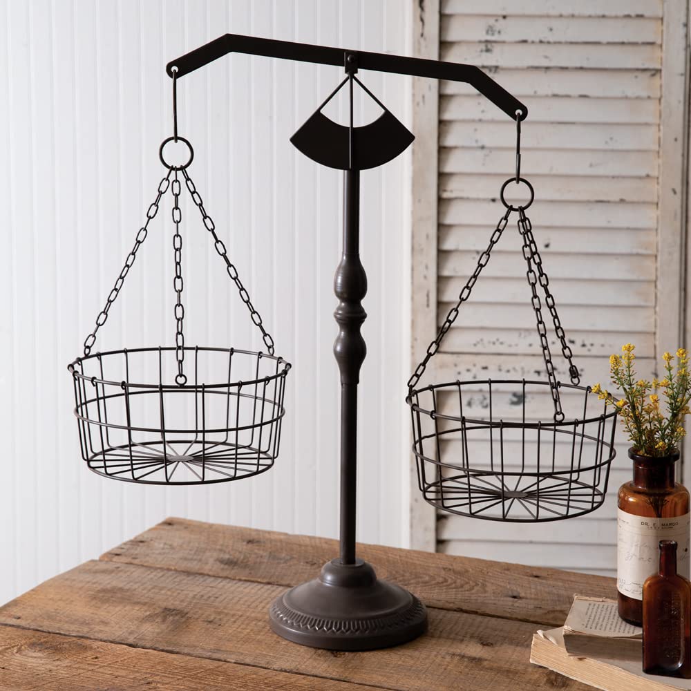 CTW Tabletop Balance Scale with Baskets, 27-inch Height