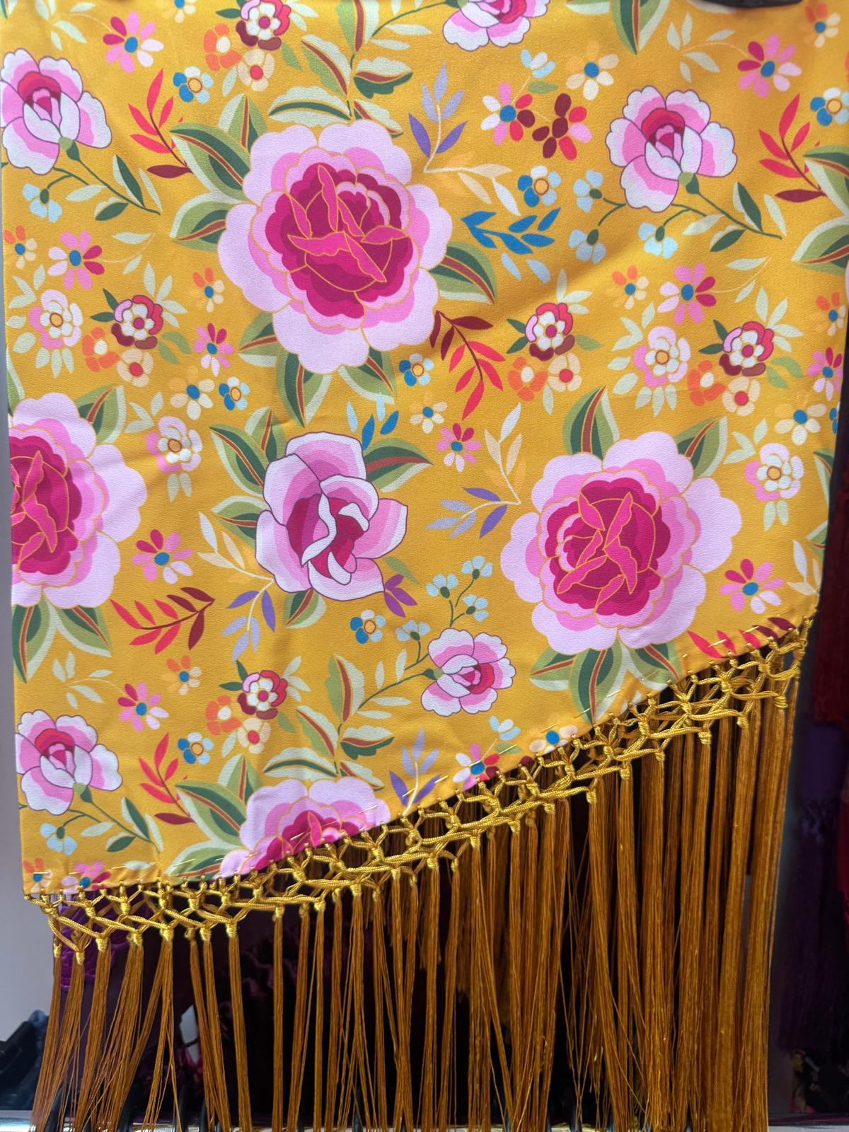 Mantón ESTAMPADO o PLUMETI cantillana