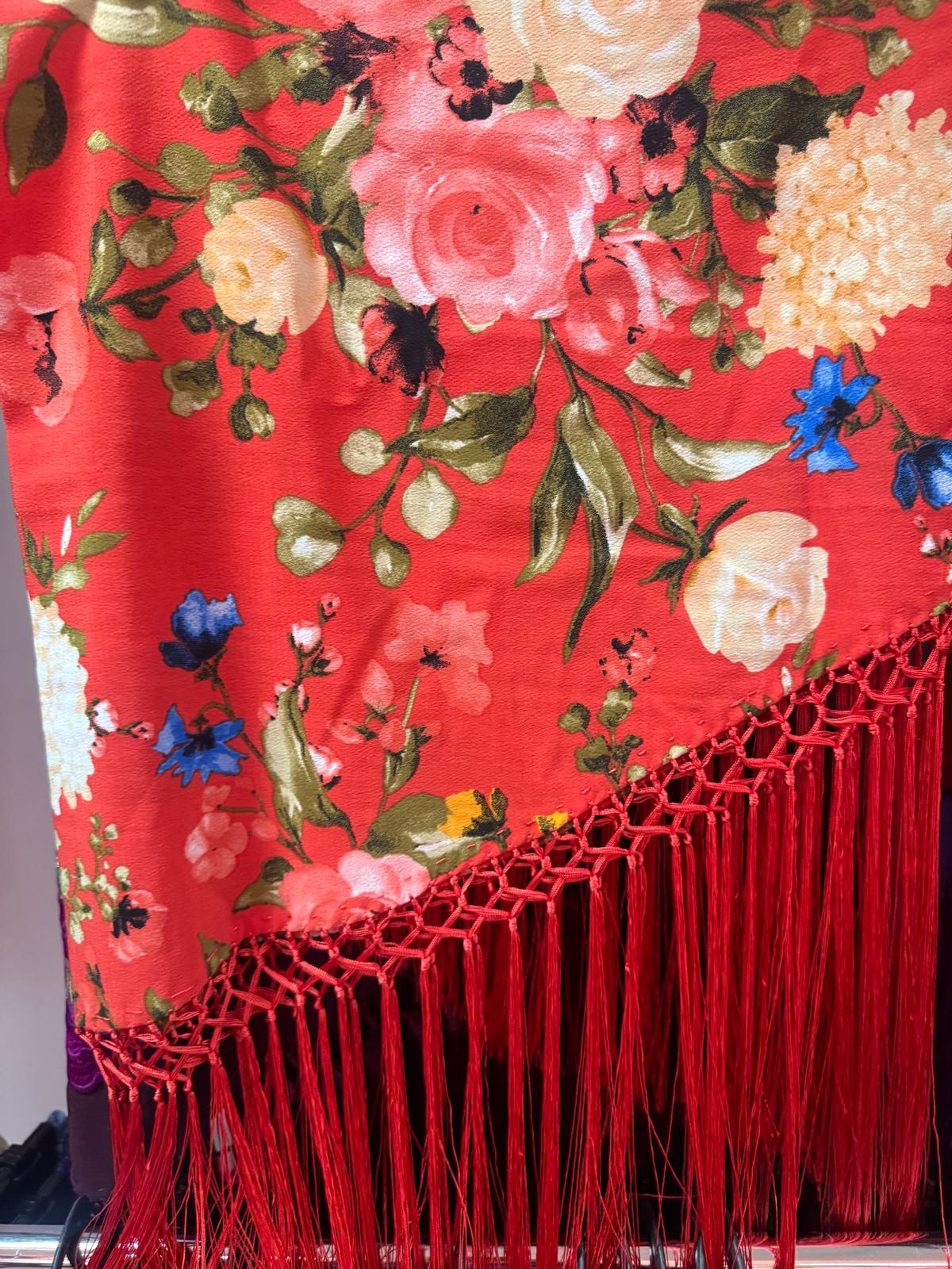 Mantón ESTAMPADO o PLUMETI cantillana