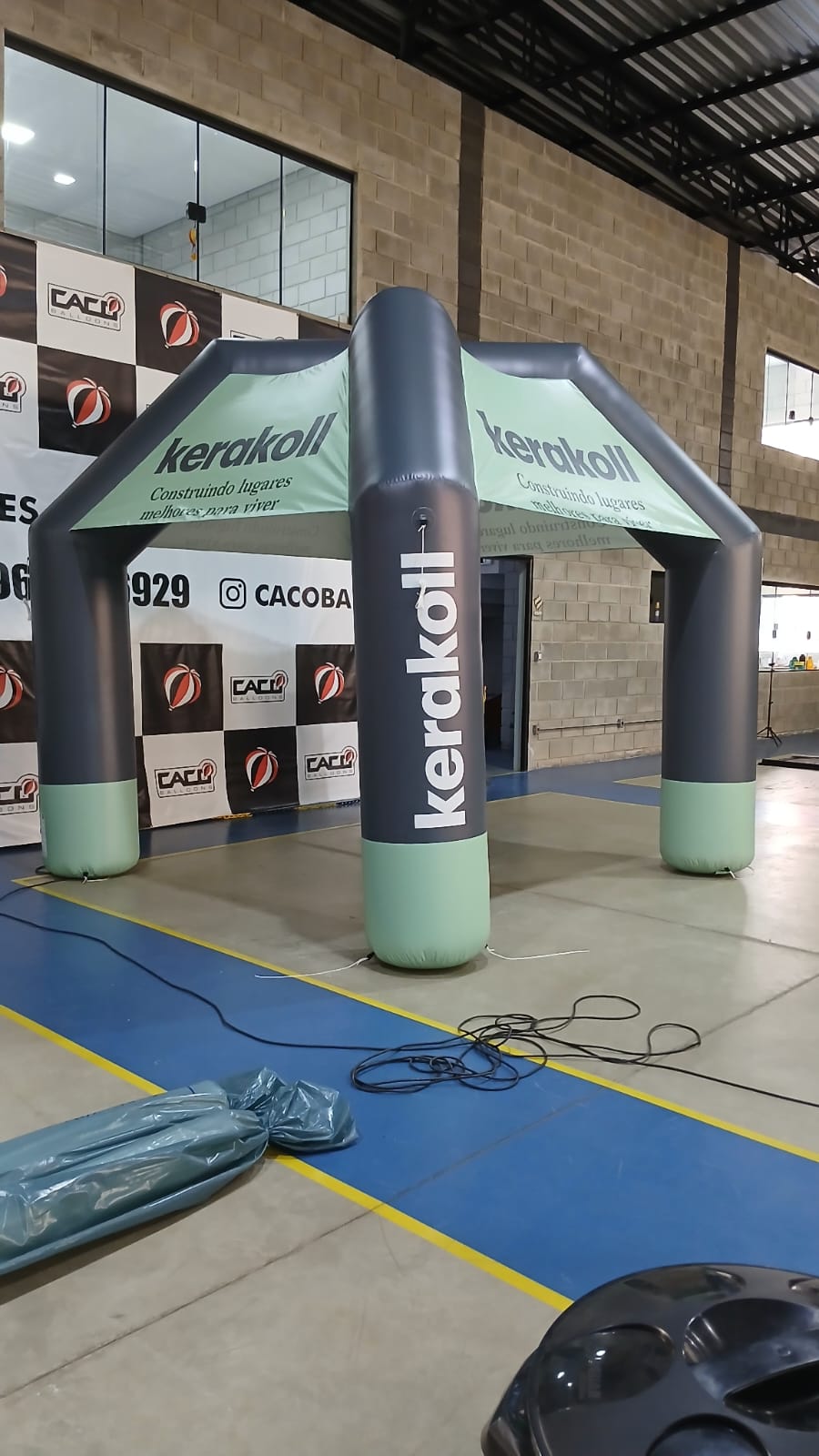 TENDA 3X3 INFLÁVEL (IMPRESSÃO TOTAL)
