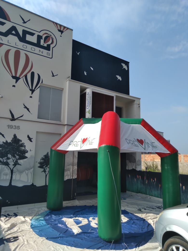 TENDA 3X3 INFLÁVEL (IMPRESSÃO PARCIAL)