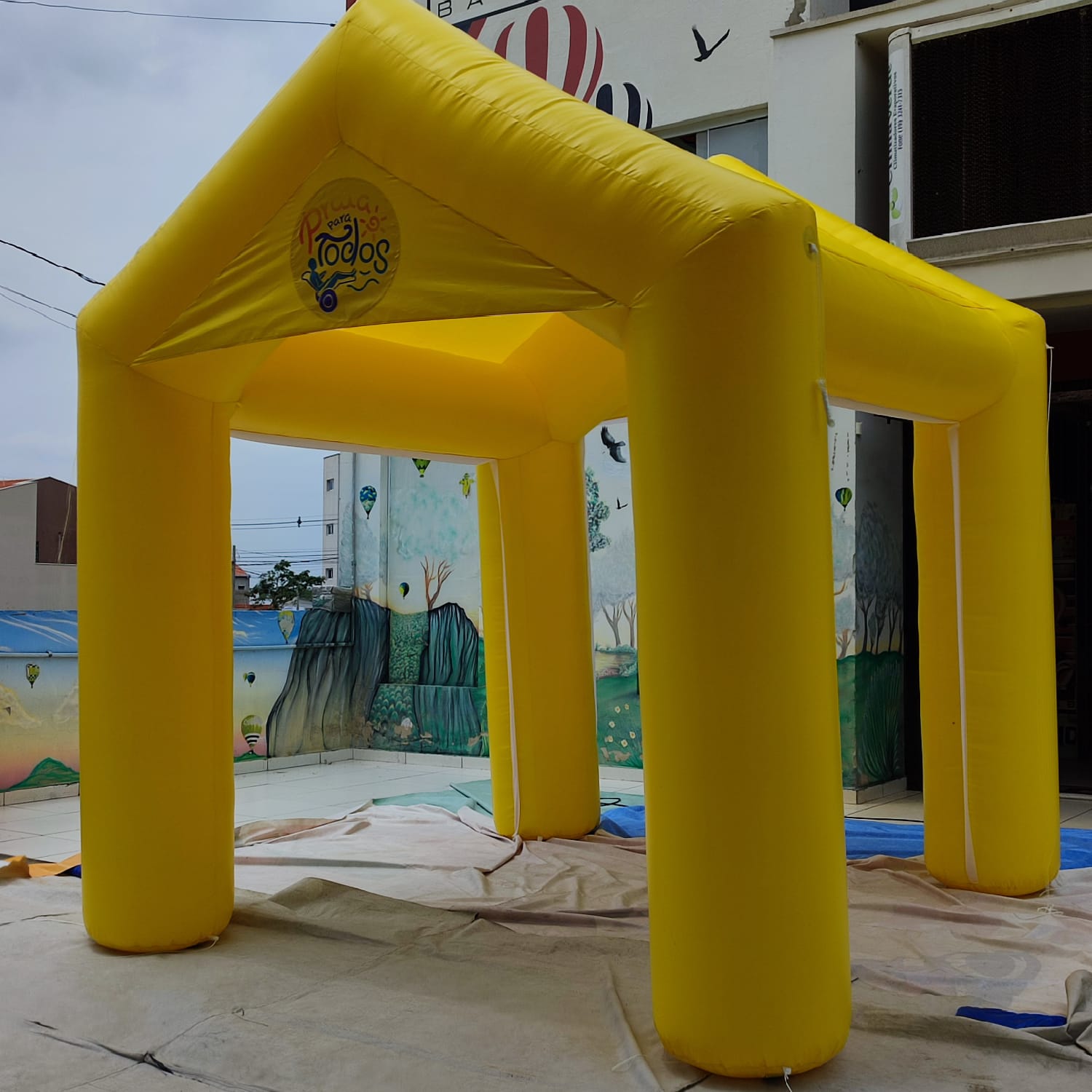 TENDA PIRAMIDE 4X4 (IMPRESSÃO PARCIAL)