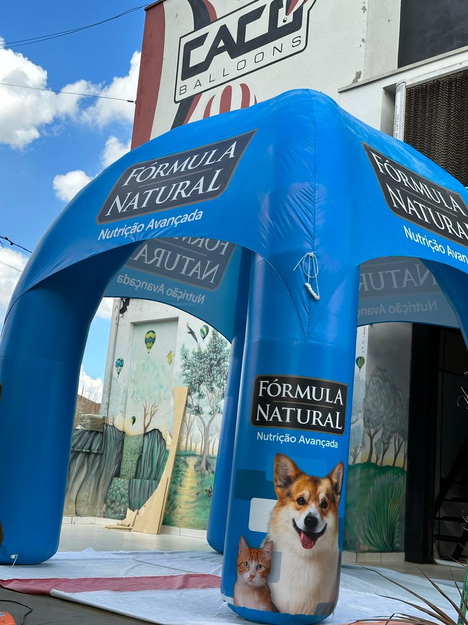 TENDA REDONDA 2.3x2.3 INFLÁVEL (IMPRESSÃO TOTAL)