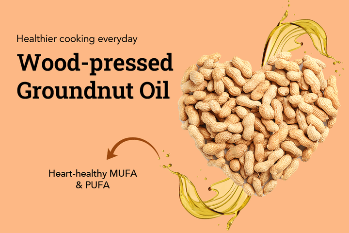 Wood Pressed Groundnut Oil 1ltr