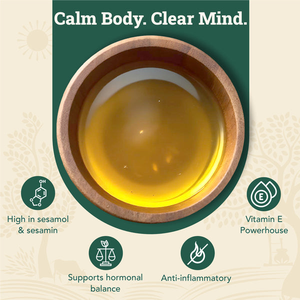 Wood Pressed Sesame Oil 500ML