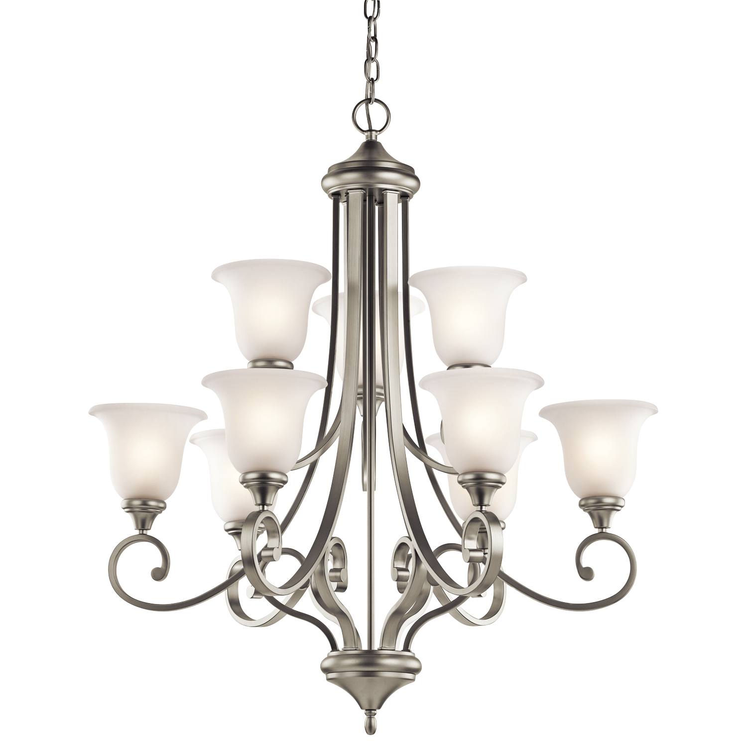 Elegant Nine-Light Chandelier