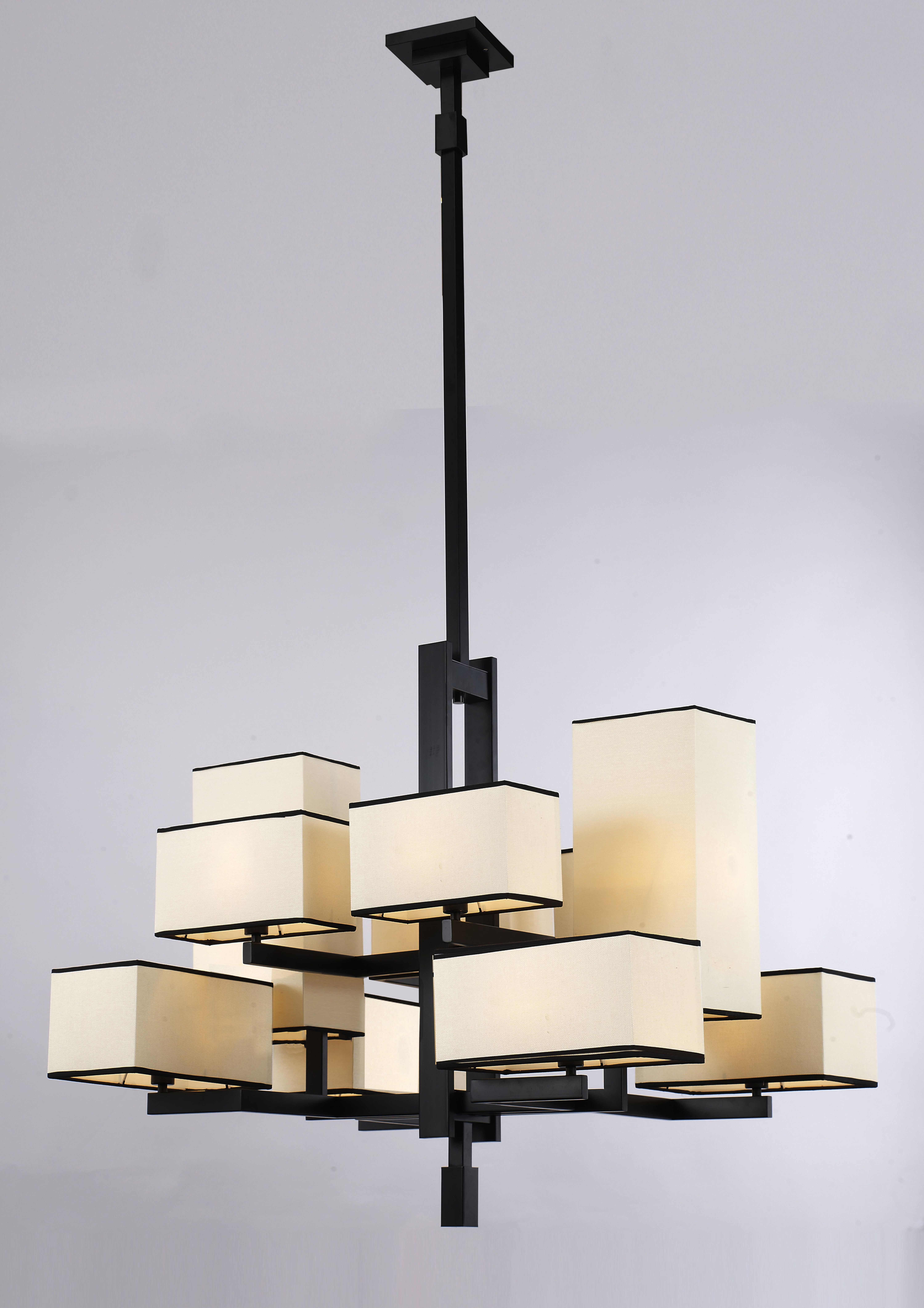Modern Geometric Chandelier