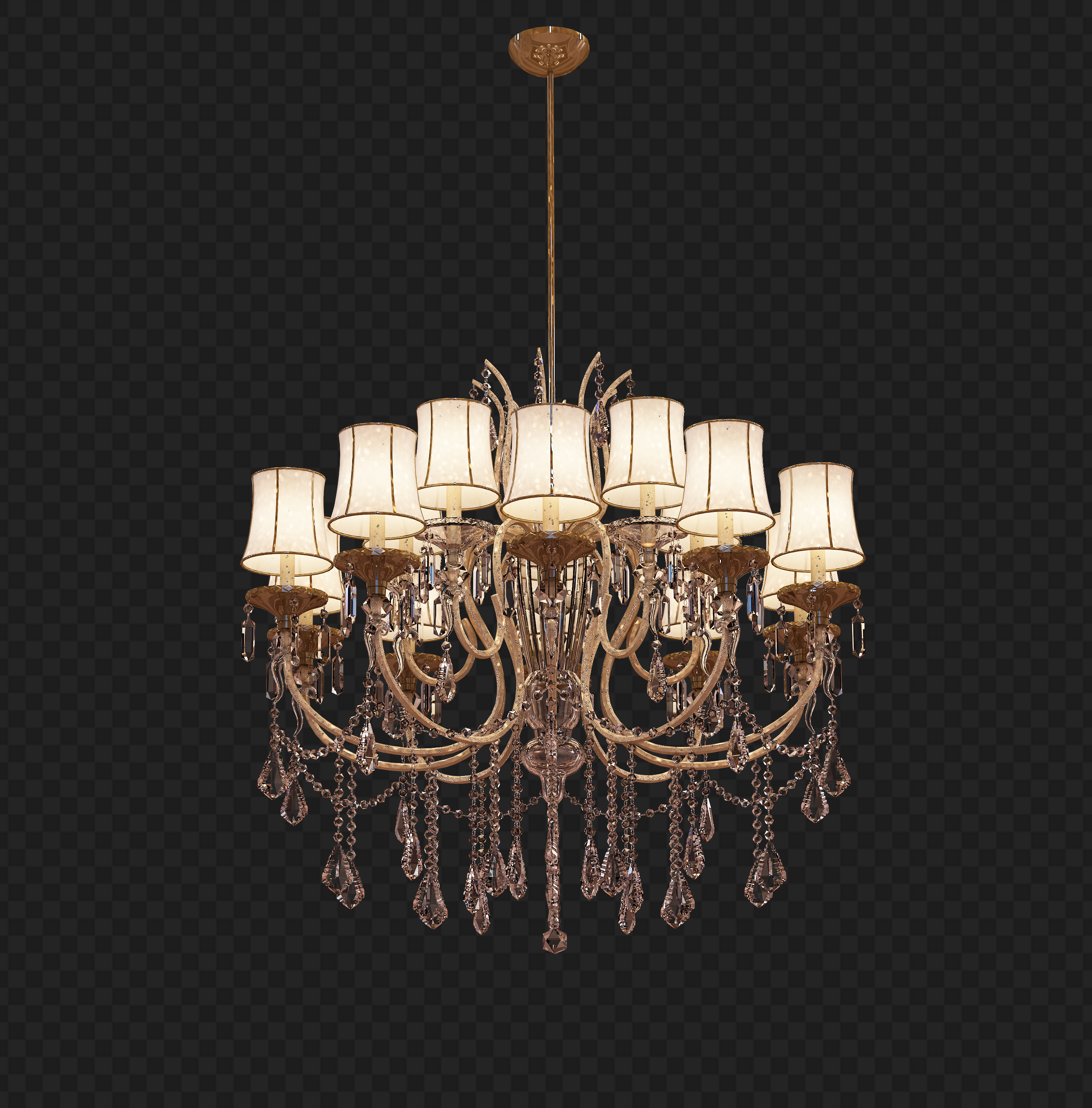 Elegant Crystal Chandelier