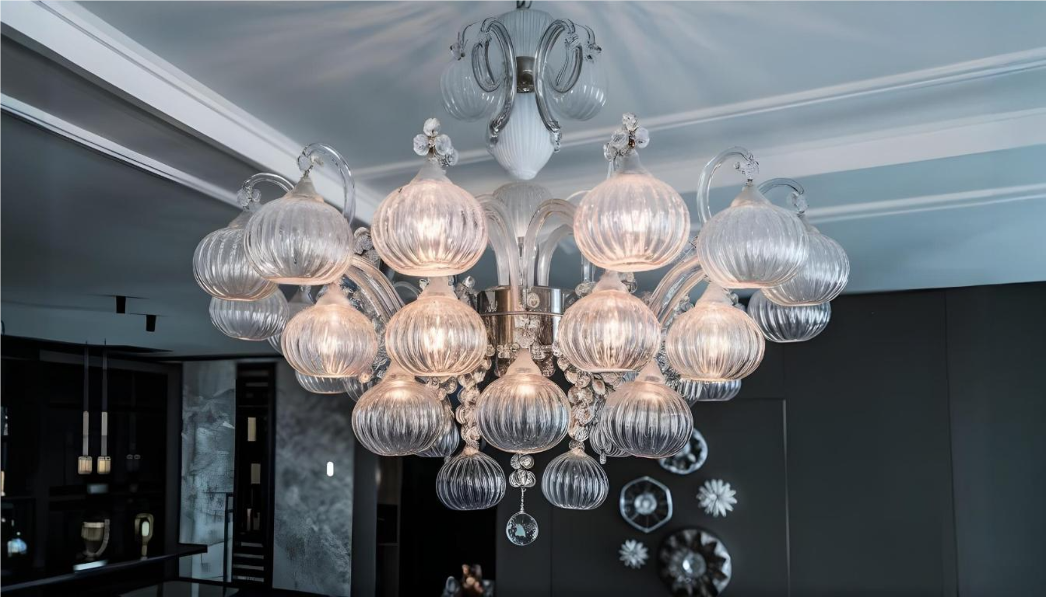 Elegant Glass Chandelier