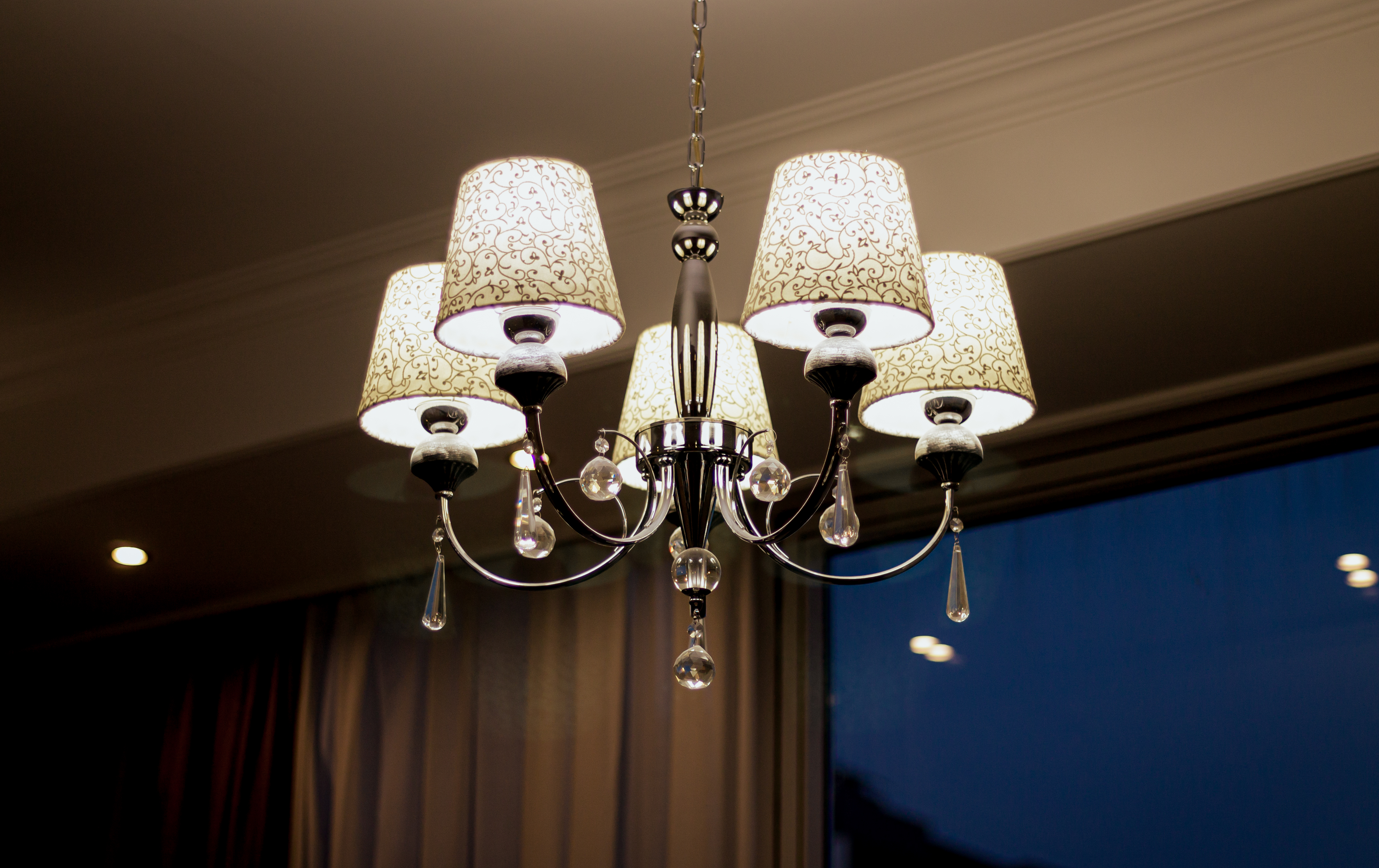 Elegant Six-Light Chandelier