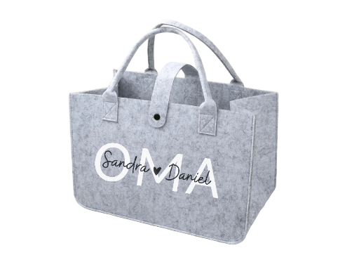 Personalisierte Filztasche "OMA"