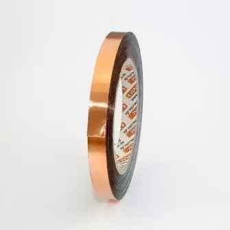 Cinta de cobre con Adhesivo conductor 6mm x 25m