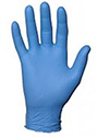 Guantes de laboratorio de nitrilo, ambidiestros, sin polvo, azules, tallas S, M, L, XL