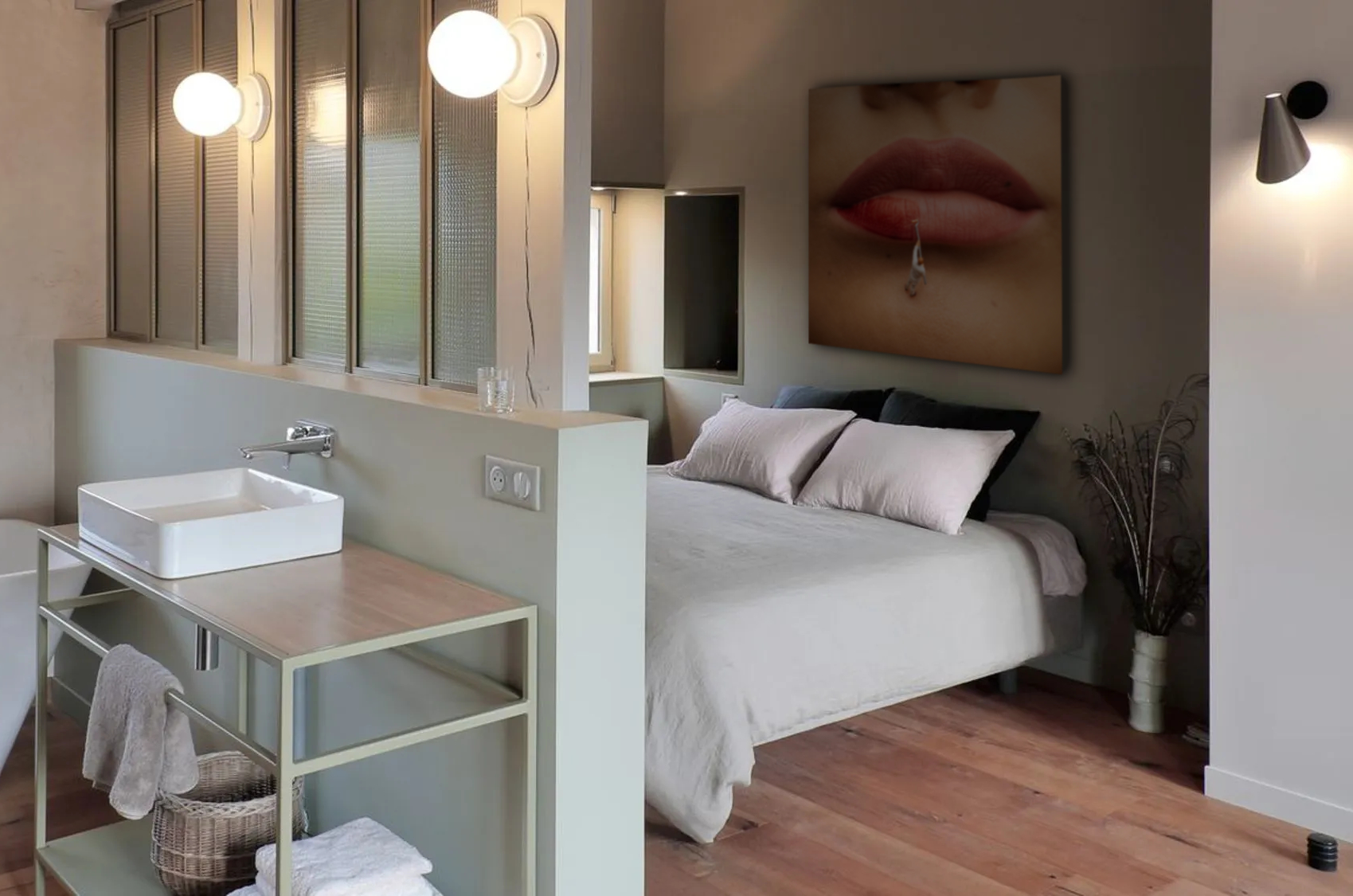 Subligraphie format carré 50 X 50 cm