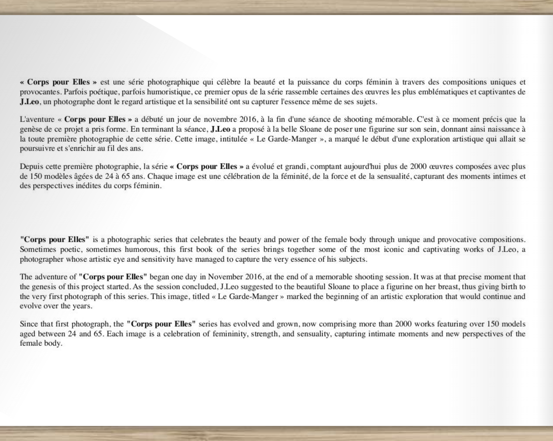 Opus 1 - Corps pour elles by J.Leo