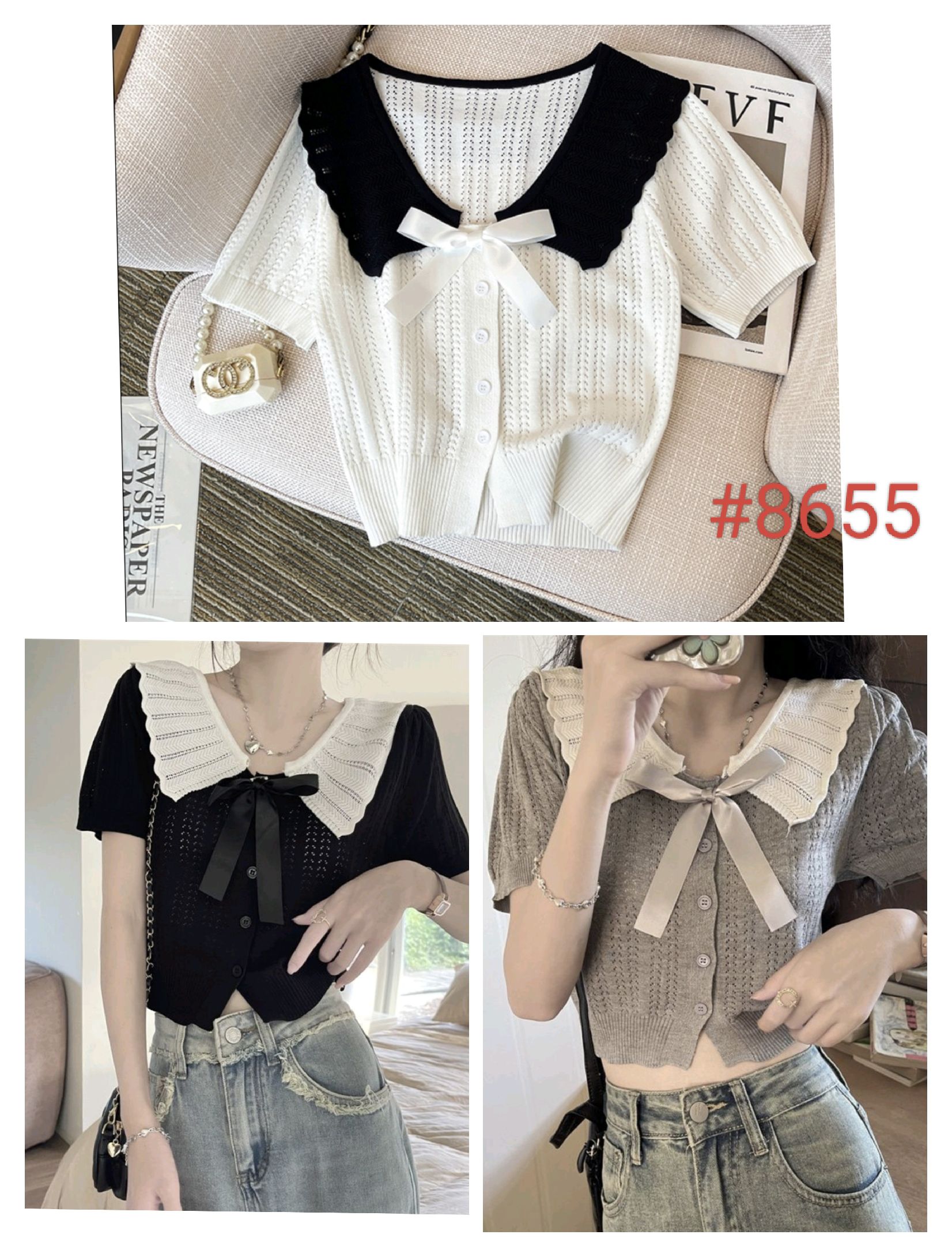 Stylish Knitted Crop Top